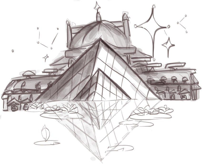 Glass Pyramid de Vatnalilja